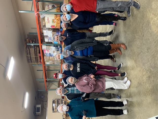 2022 Rotarians help Hoosier Hills Food Bank